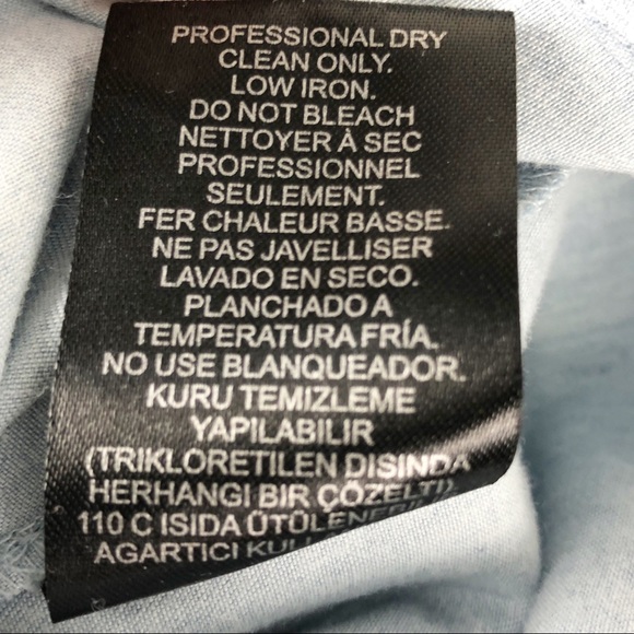 Tibi Off The Shoulder Chambray Tunic Sz 0 - Picture 8 of 8